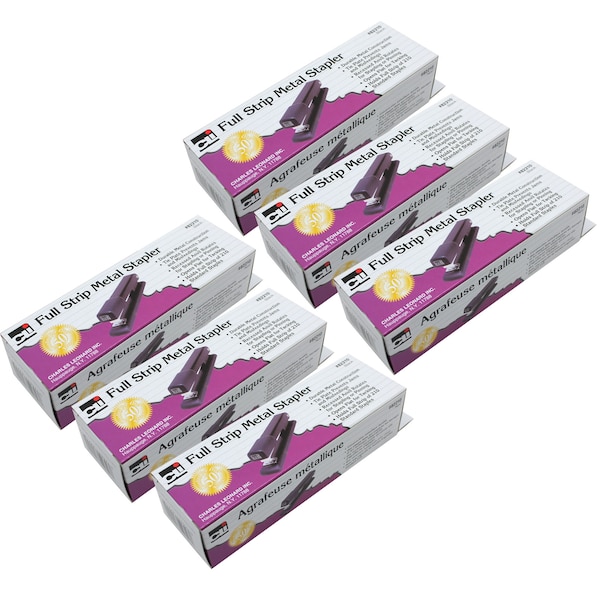 Charles Leonard Full Strip Economy Metal Stapler, PK6 82210 - main